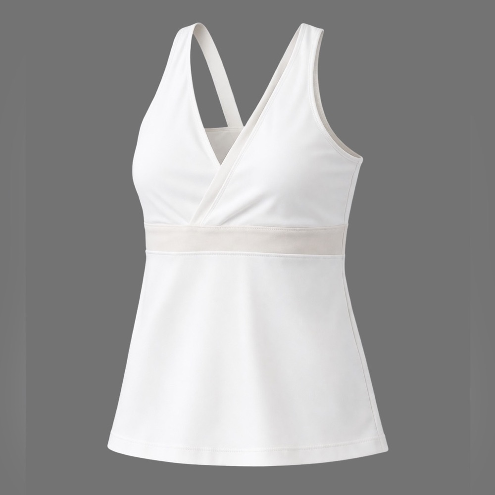 Lululemon Deep V Athletic Tank Top - White